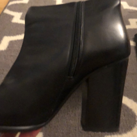 Stuart Weitzmann Tall Boots Black Leather Sz 9 - Picture 7 of 7